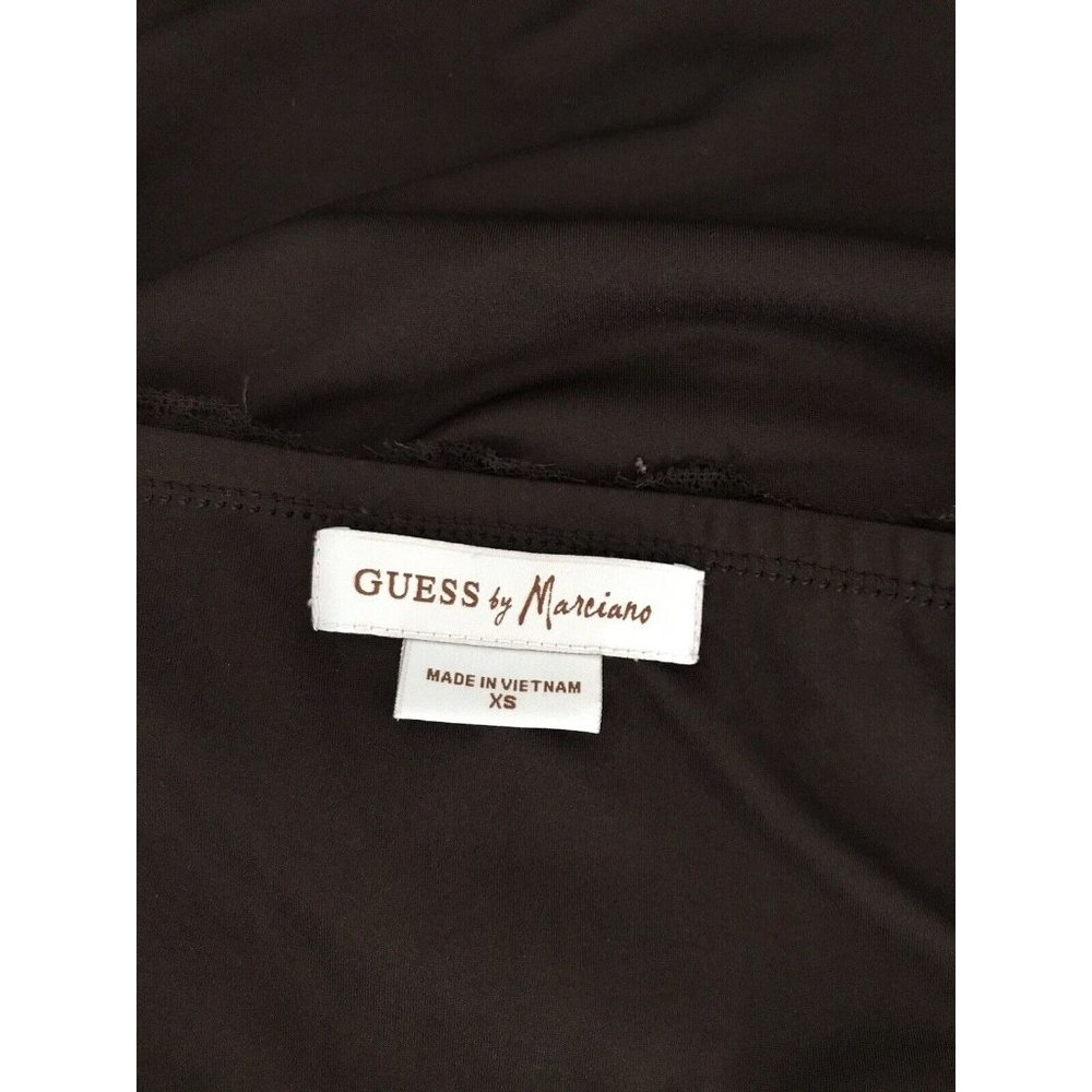 Guess By Marciano Women's Skirt Lace Black Knee Length Pencil Elastic Waist XS - Picture 9 of 11